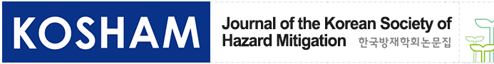 Journal of the Korean Society of Hazard Mitigation